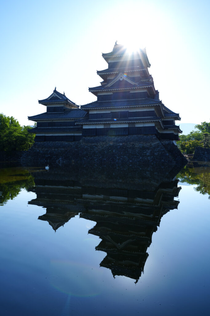 初夏の松本城